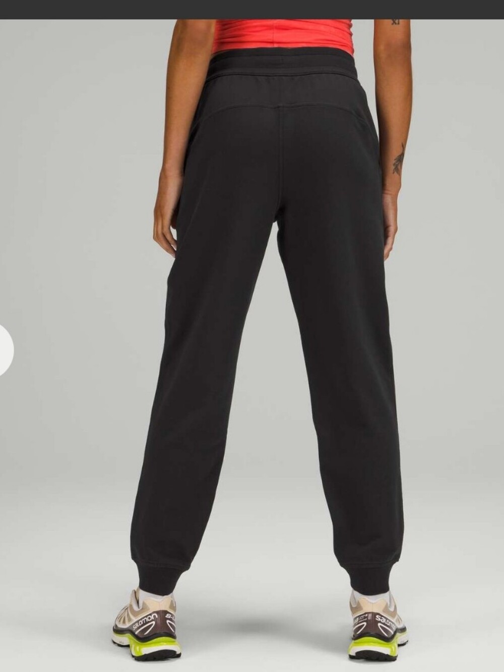 Lululemon Scuba High-Rise French Terry Jogger Black, Size 4